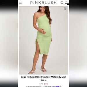 Pinkblush maternity dress